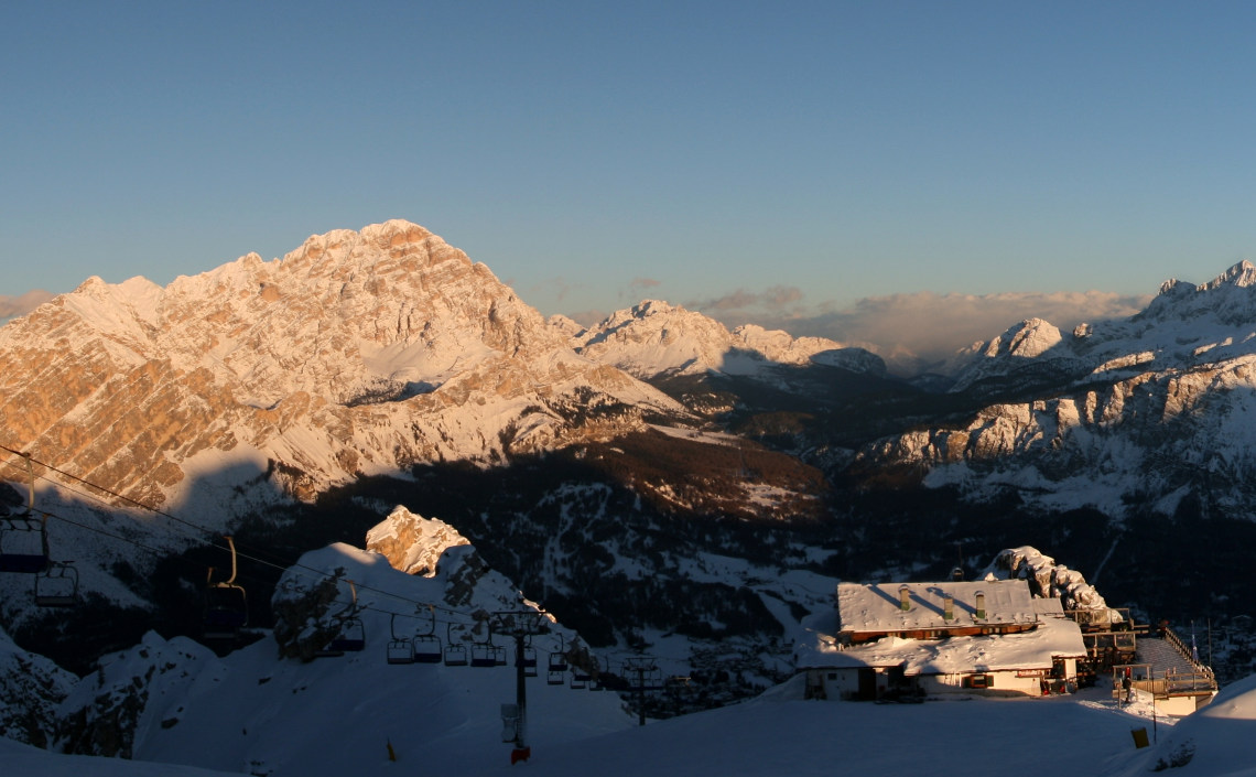 Tramonto su Cortina