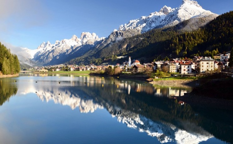 Panorama da Auronzo di Cadore, Belluno.