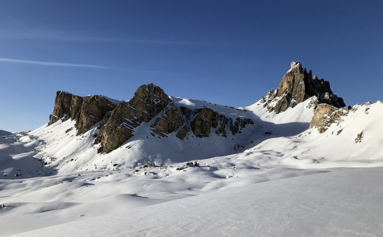 L'ambiente del Mondeval, angolo di paradiso delle Dolomiti.